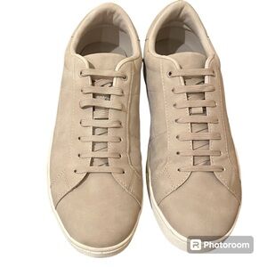 ZARA Sneakers Minimalist Lace-Up Trainers with Topstitching Men’s Size 10.